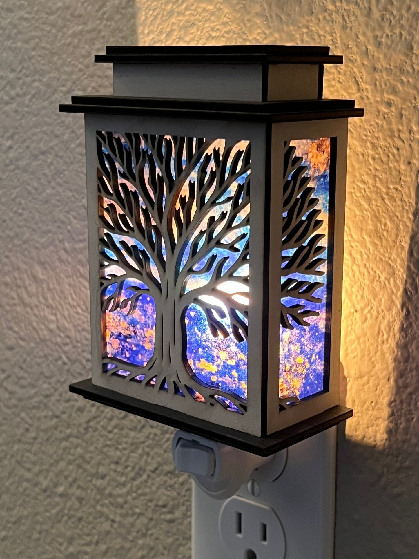 Family Tree Lantern Nightlight SVG Bundle | Laser Cut Files